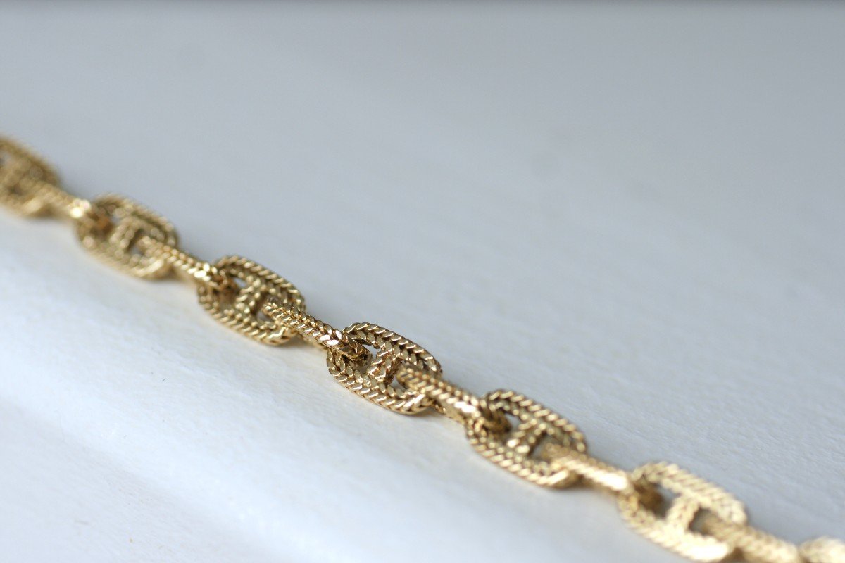 Proantic: Hermès Chaîne d'Ancre Gold Bracelet By Georges Lenfant