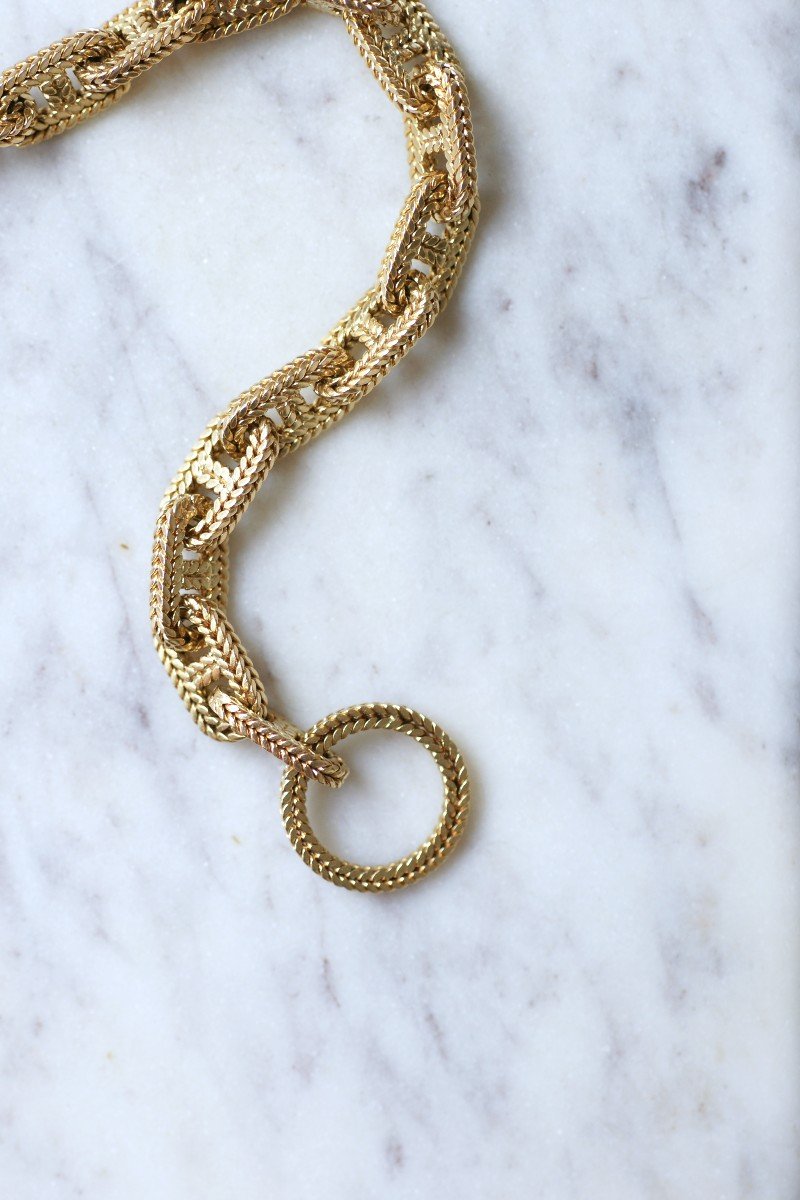 Proantic: Hermès Chaîne d'Ancre Gold Bracelet By Georges Lenfant