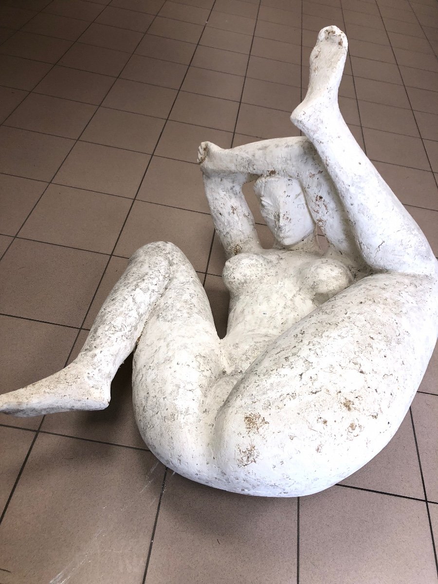 Georges Oudot Sculpture Plâtre Désign Du XX ème 
