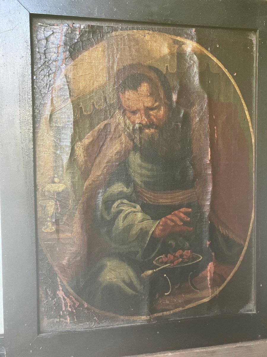 Table 19th Century Character Painting 