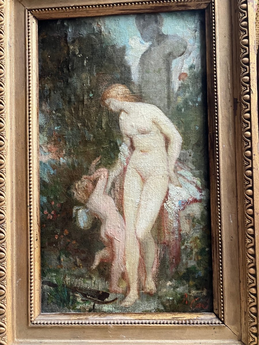 Paul Cariage Painting 19th Century 