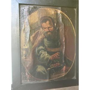 Table 19th Century Character Painting 