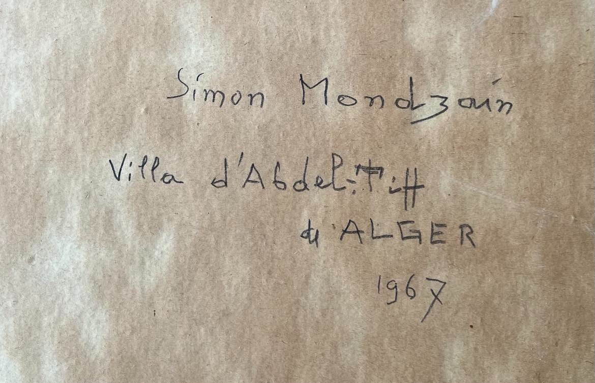 Simon Mondzain (1888-1979) "algiers, Villa Of Abdel-tiff" Oil/cardboard Signed-1967-46x37 Cm-photo-4