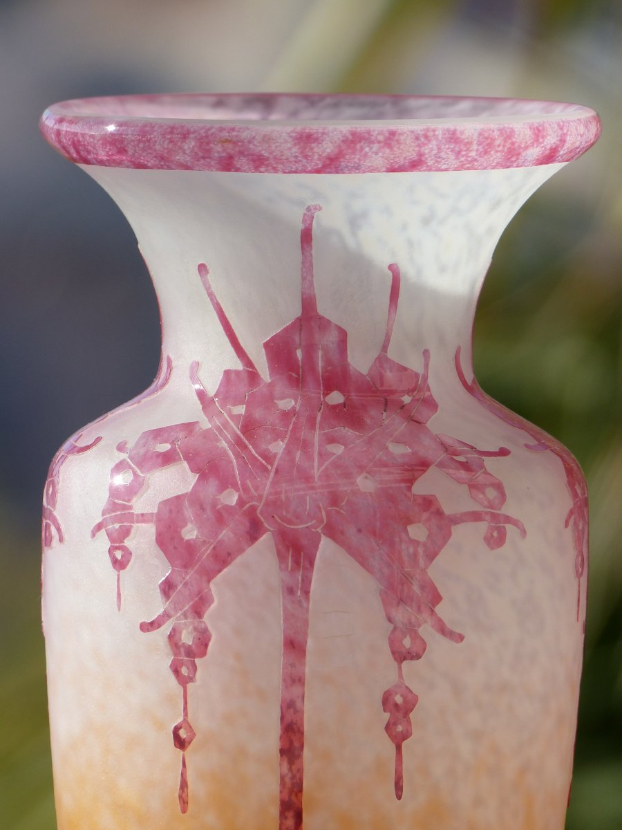 Le Verre Français Schneider - Vase Art Deco -photo-6