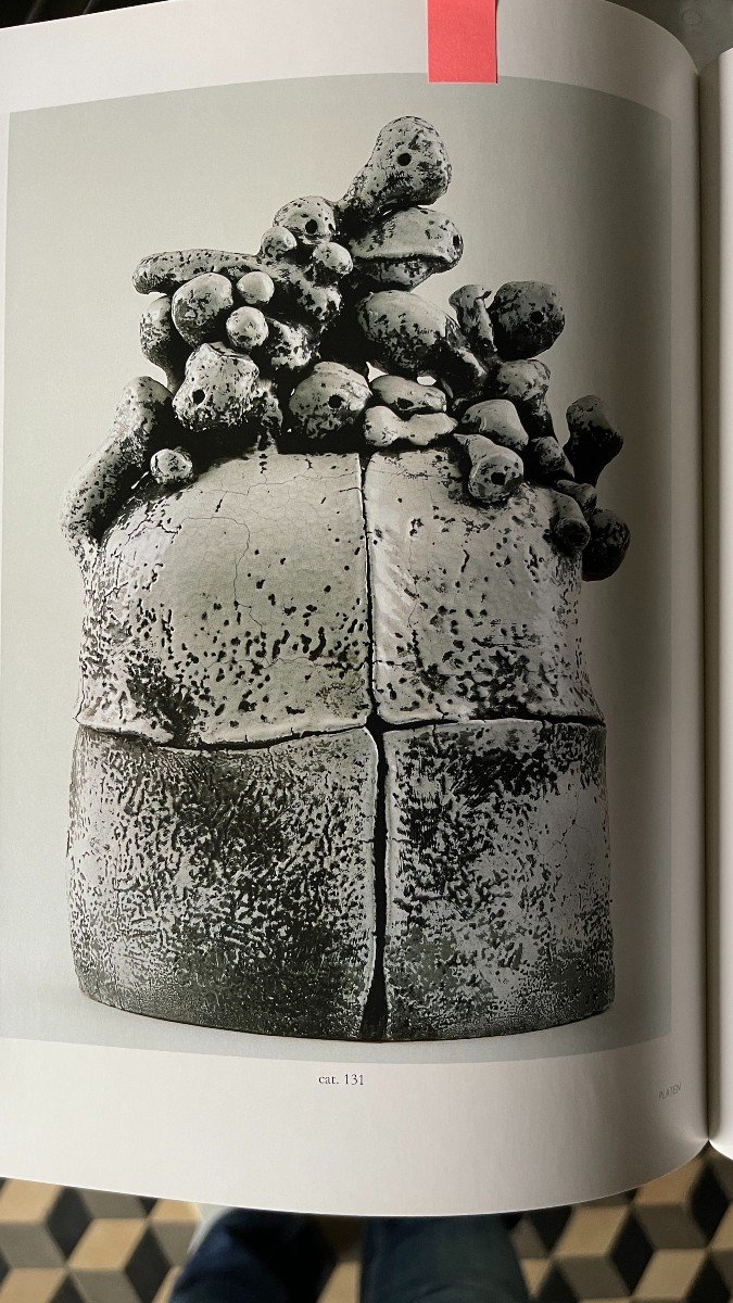 Yves Rhaye, Important (67cm) Brutalist Ceramic Fantastic Biomorphic Sculpture, Ca 1960s-photo-8