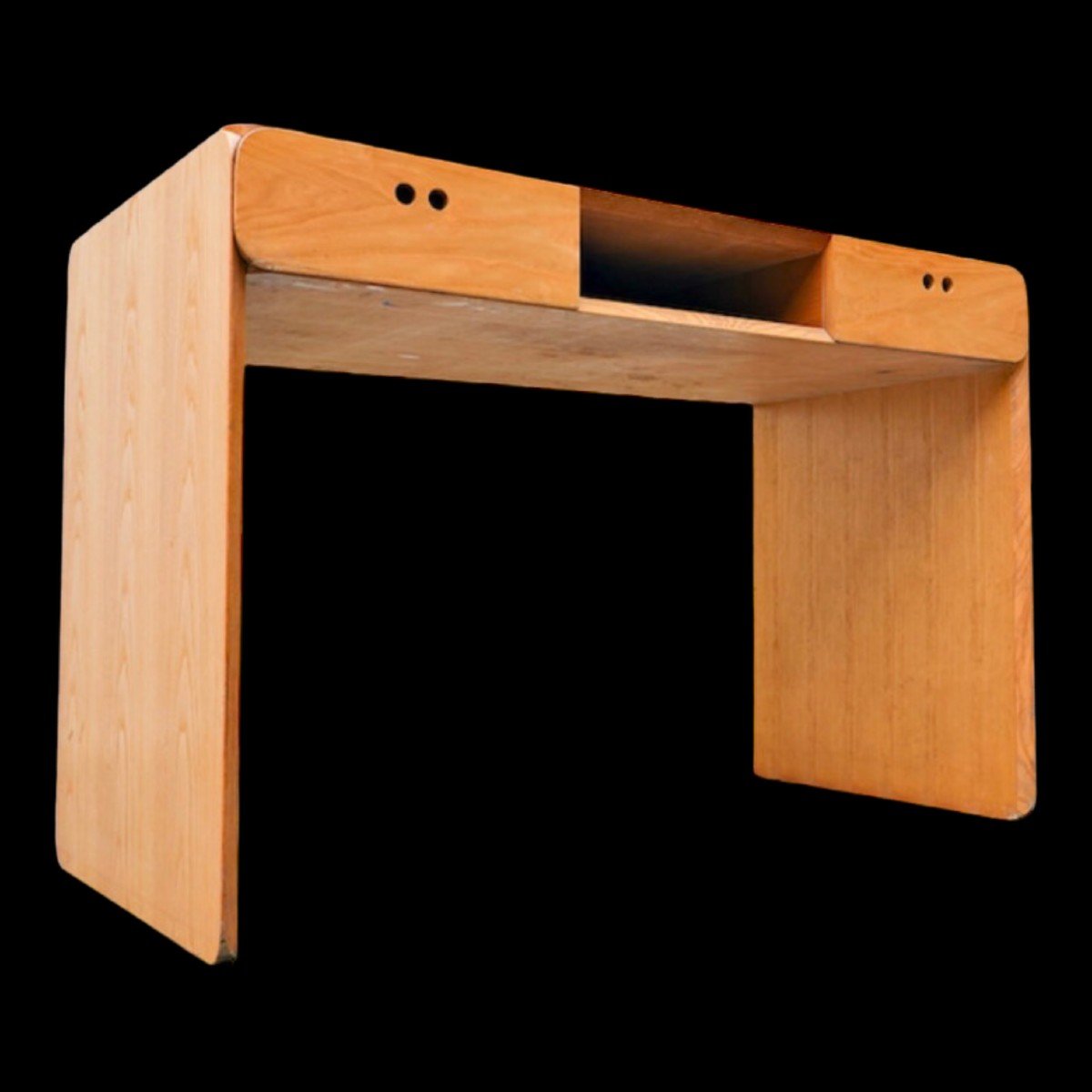 Derk Jan De Vries, Desk / Dressing Table In Beech, Modernist Design, Ca 1980s-photo-2