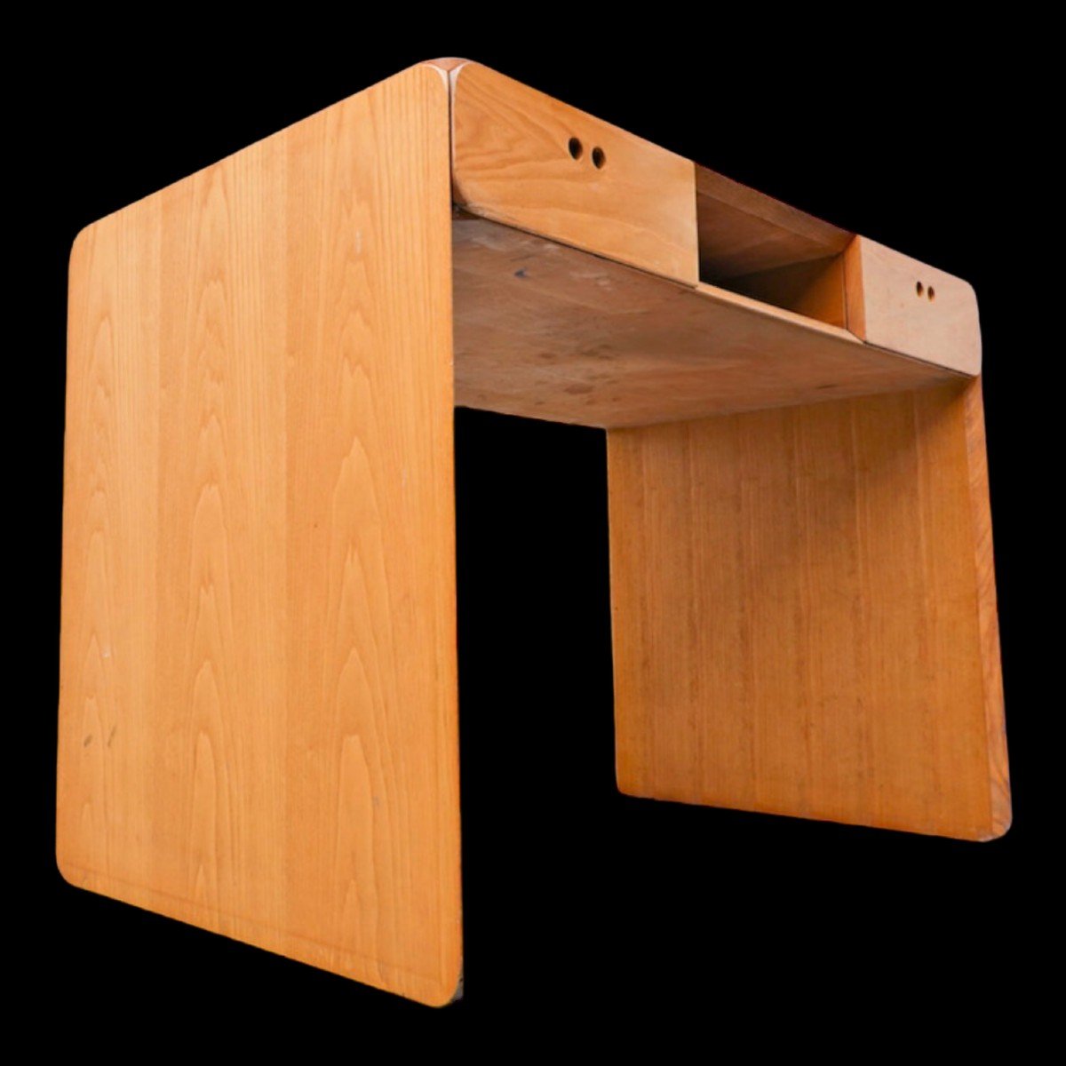 Derk Jan De Vries, Desk / Dressing Table In Beech, Modernist Design, Ca 1980s-photo-2