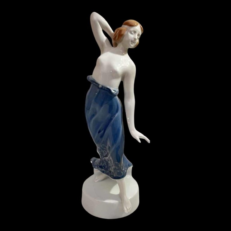 Berthold Boehs Pour Rosenthal 'danseuse Ionienne' Sculpture Art Nouveau, Figurine Femme K201