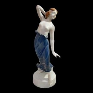 Berthold Boehs Pour Rosenthal 'danseuse Ionienne' Sculpture Art Nouveau, Figurine Femme K201