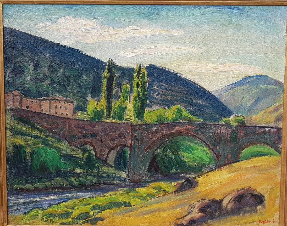 René SEYSSAUD (1867-1952)  Le pont de Chervil