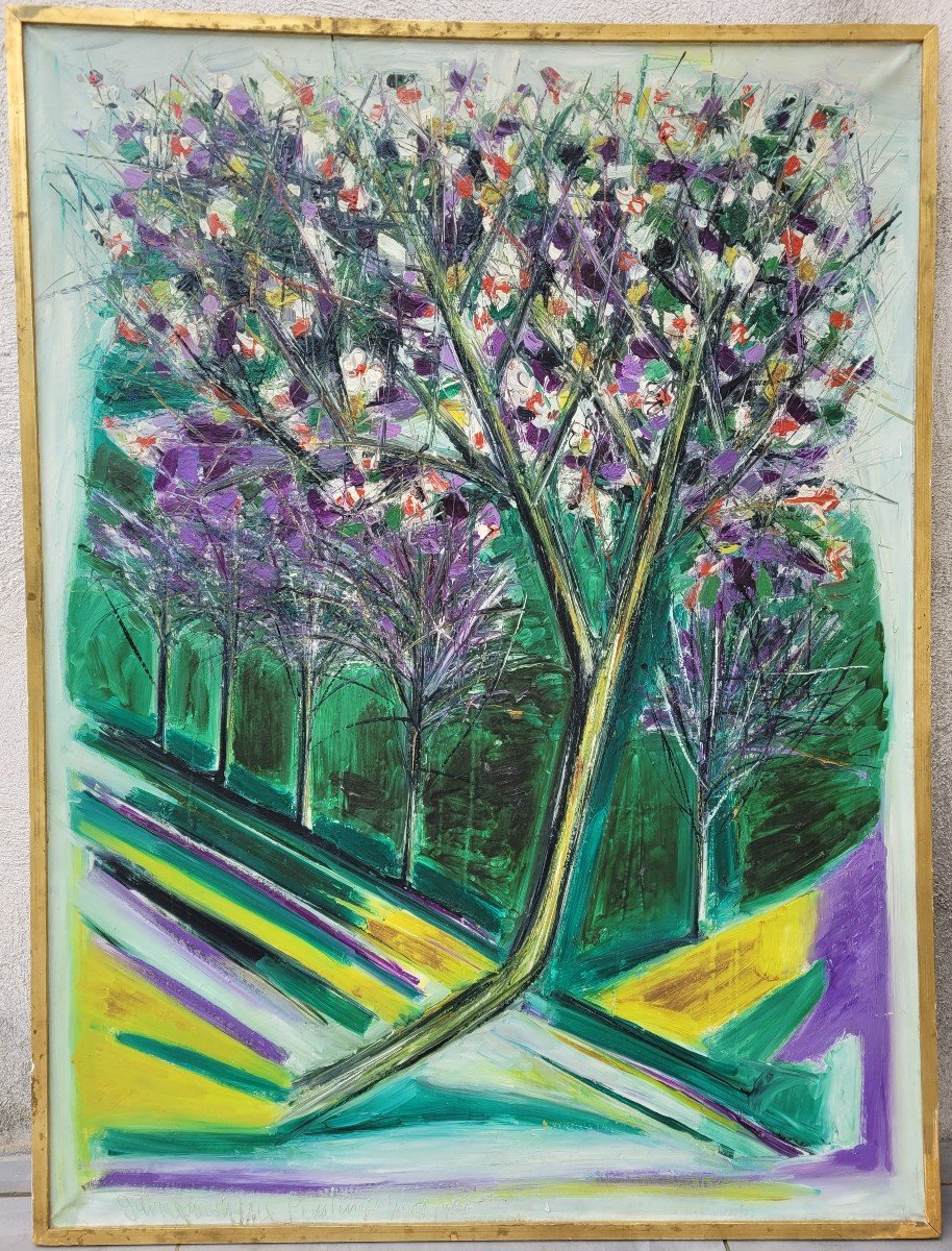 Gabriel Laurin (1901-1973) Spring In Aix  -photo-2