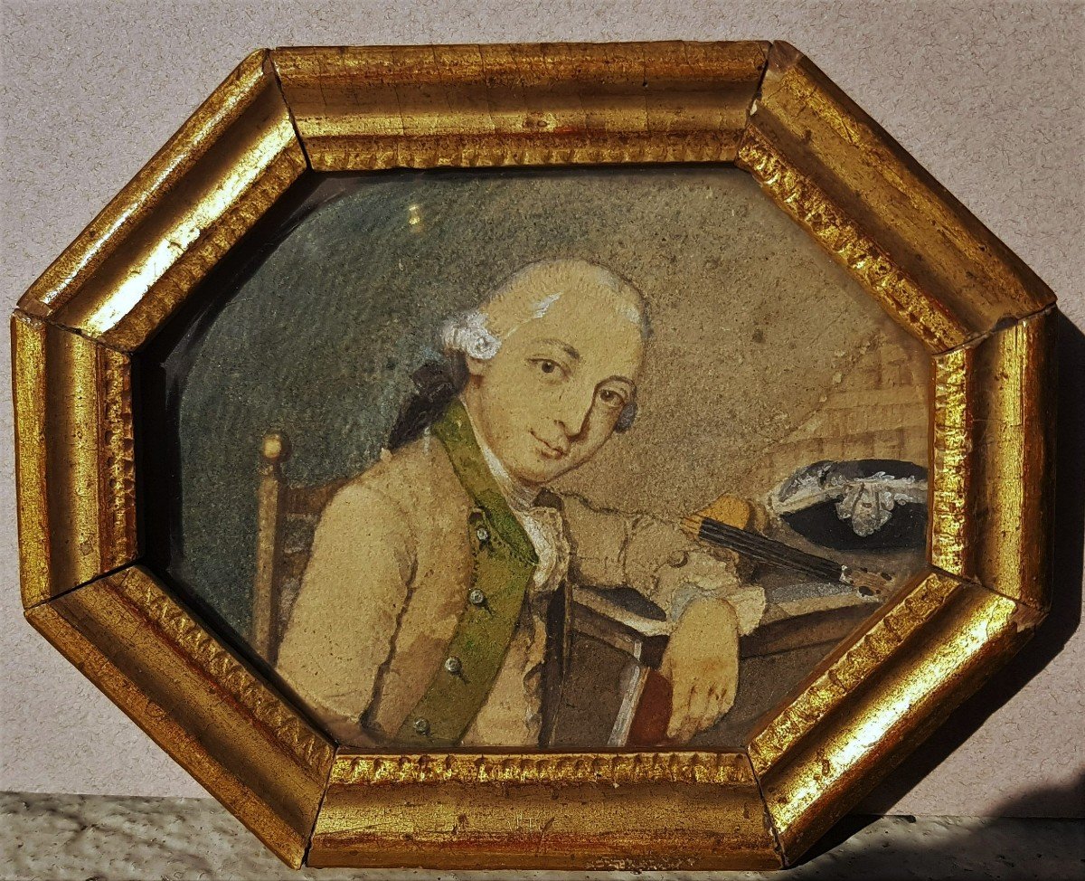 Portrait de Gabriel François de Brueys  à Saint Domingue 1765