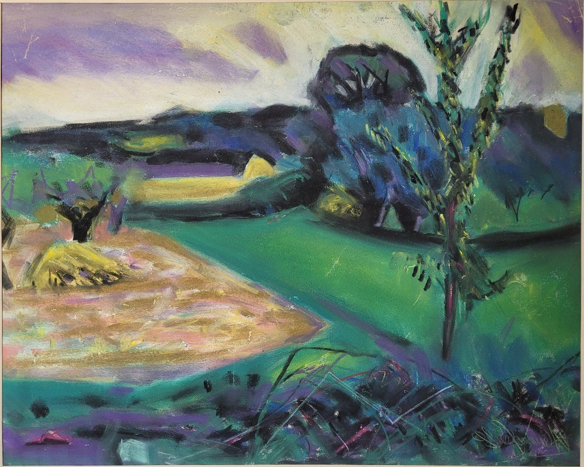 Gabriel LAURIN (1901-1973)  Paysage Aix en Provence