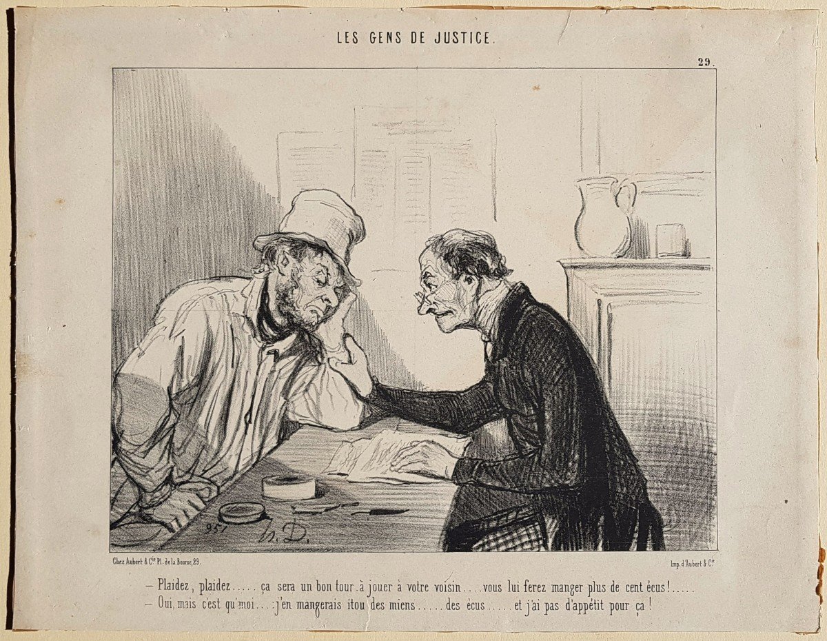 Honoré Daumier (1808-1879) The People Of Justice-photo-3