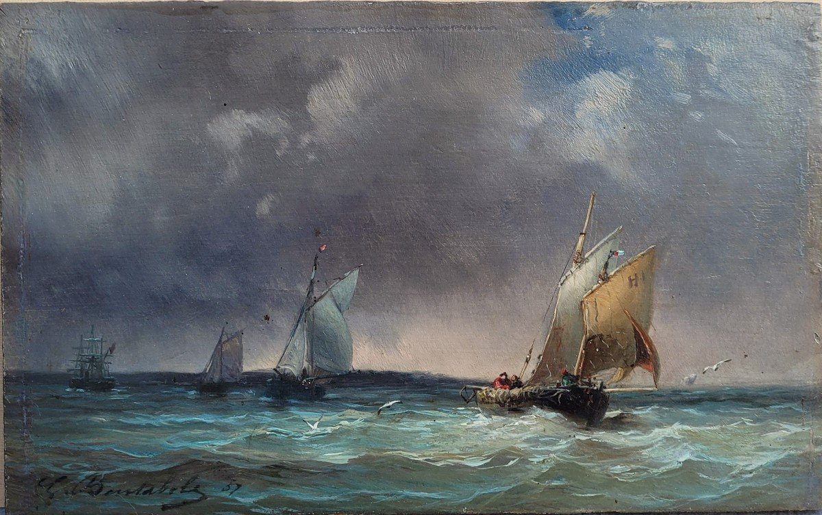 Louis Bentabole (1820-1880) Marine  