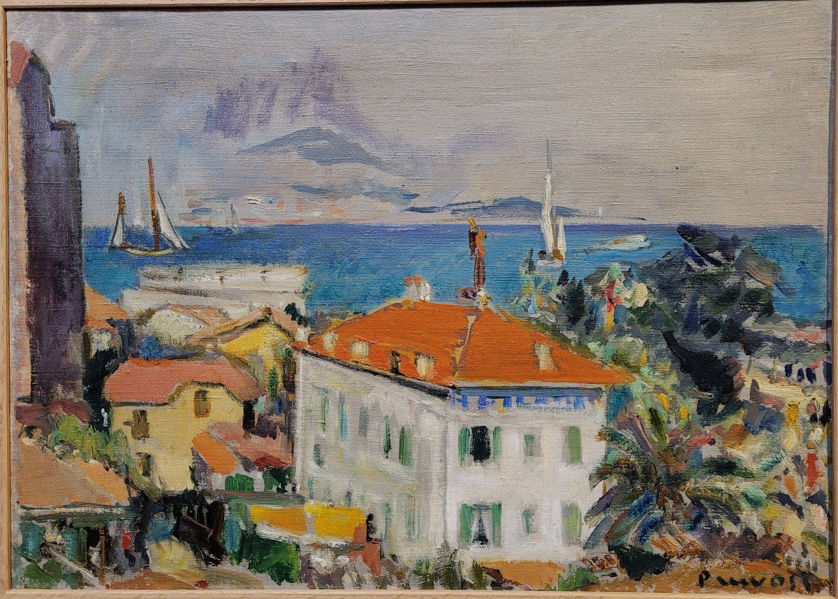 Pierre Pruvost (1921-2008) View In Antibes