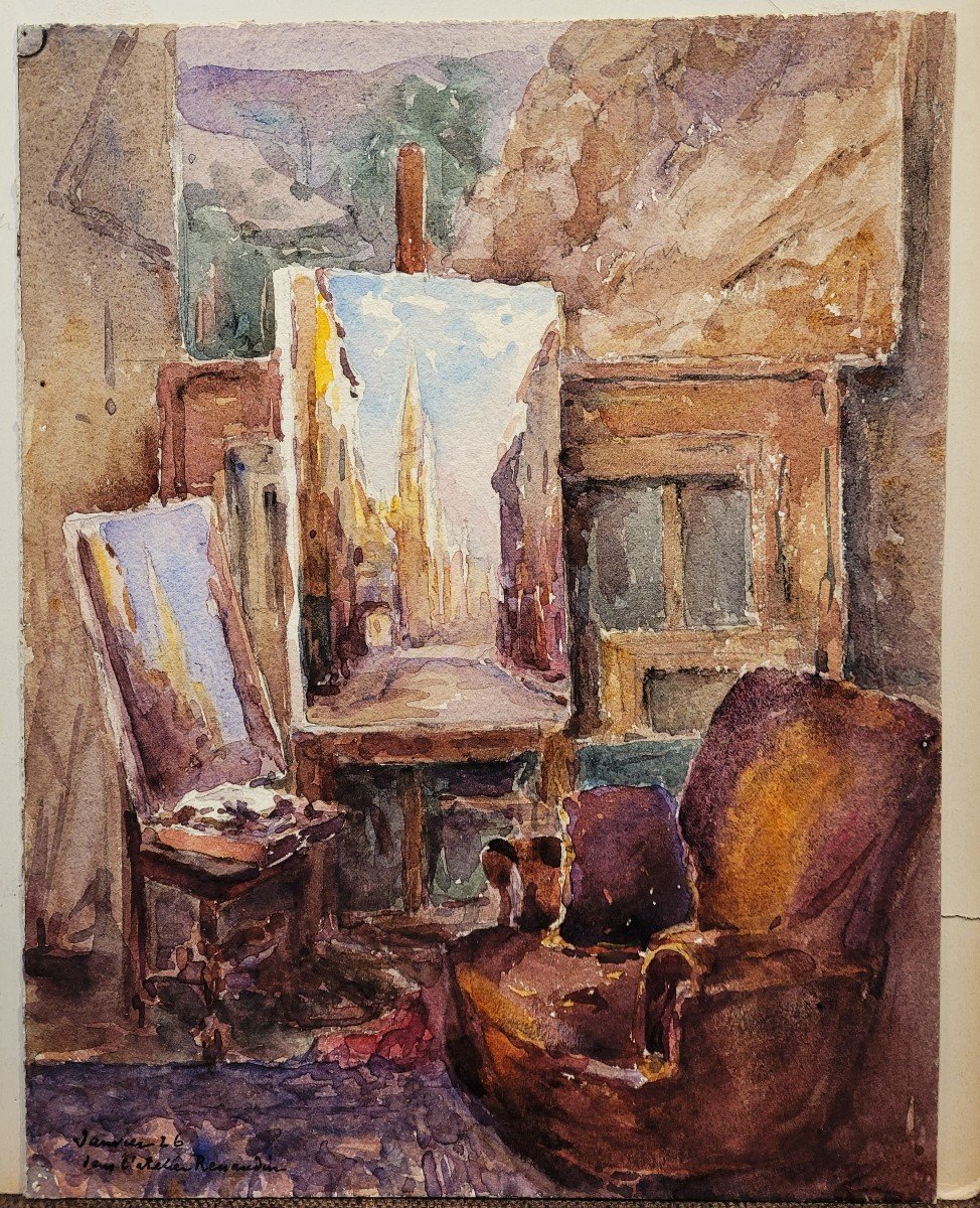 L. Gentil L'atelier de Renaudin 1926