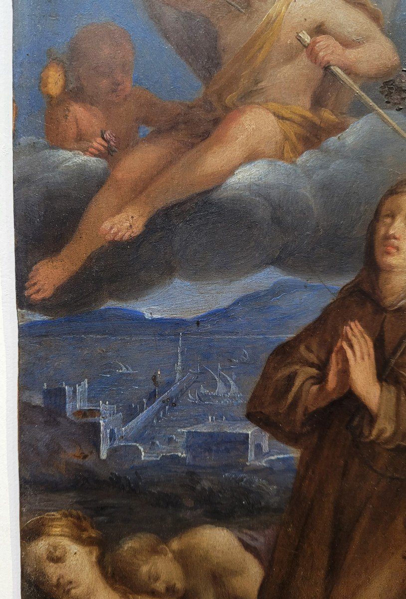   Sainte Rosalie interc&eacute;dant pendant la peste de Palerme de 1625  Carlo Maratta-photo-3