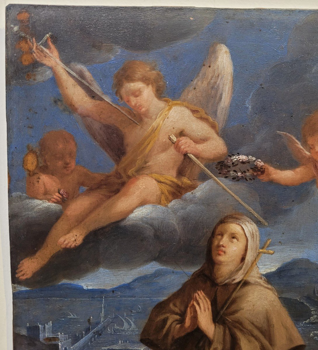   Sainte Rosalie interc&eacute;dant pendant la peste de Palerme de 1625  Carlo Maratta-photo-2