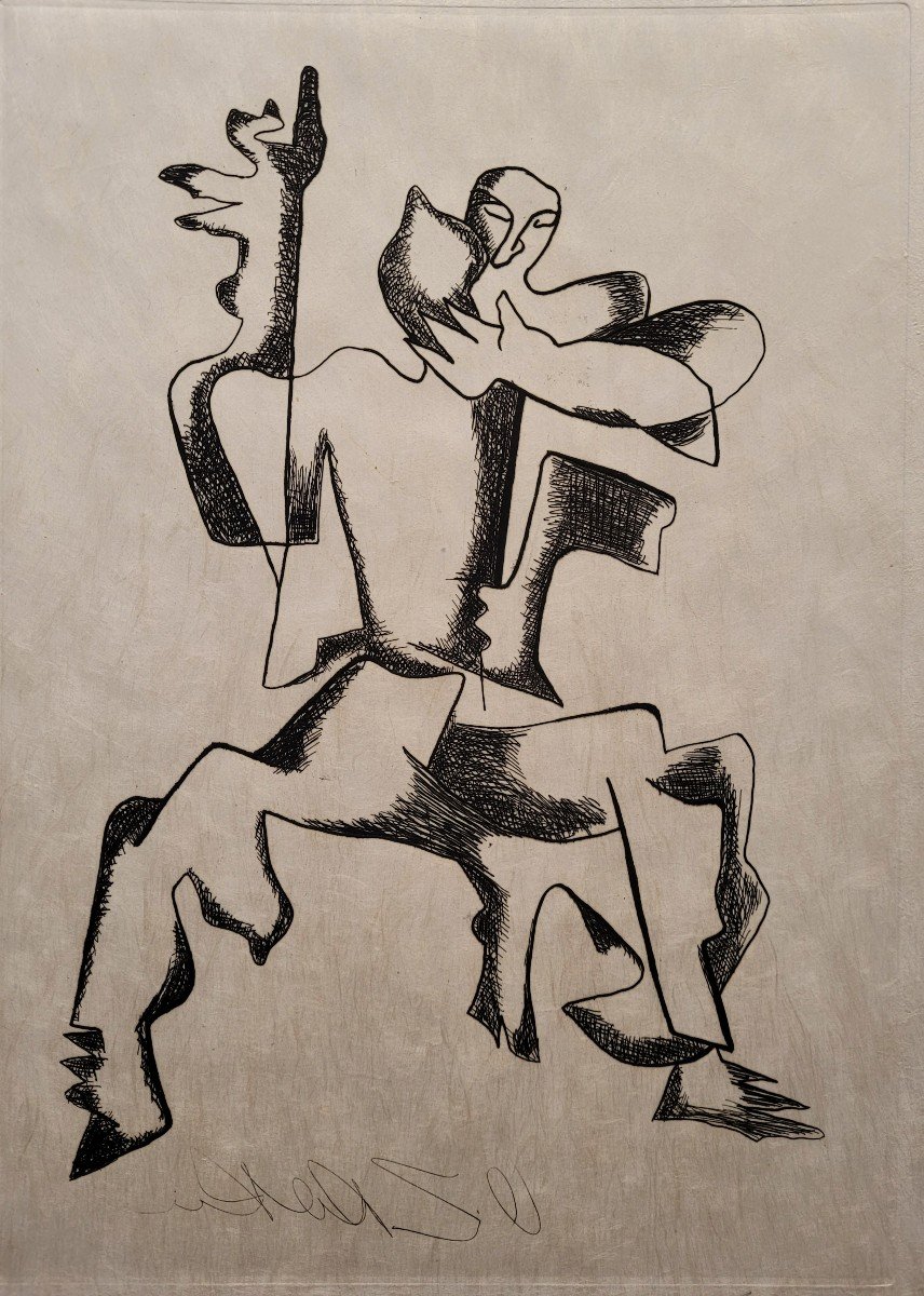 Ossip Zadkine (1890-1967) The Dancers-photo-2