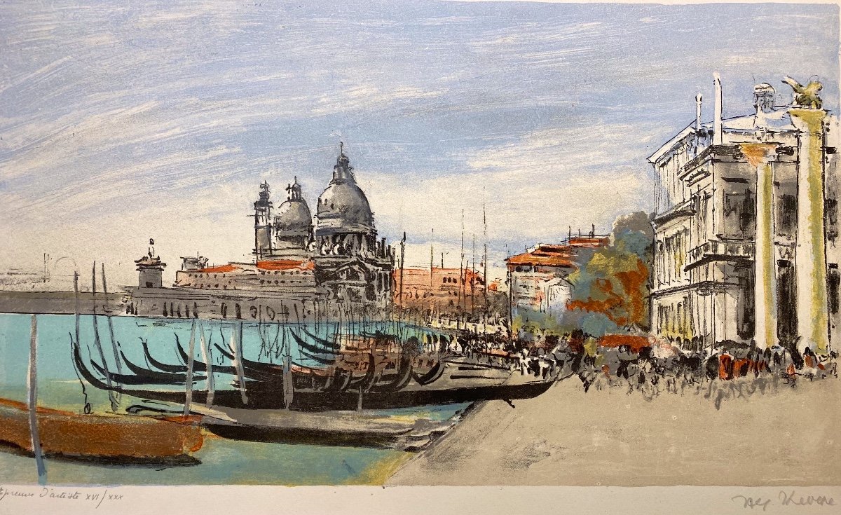 Jacques Thévenet (1891-1989), Vue De Venise 