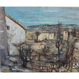 Louis Trabuc (1928-2008) Landscape In Provence