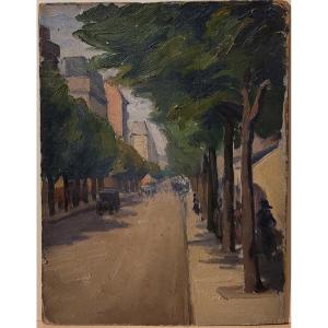 French School 1920 The Boulevard