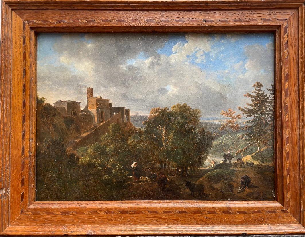 Nicolas-antoine Taunay (1755-1830), View Of An Italian Village.