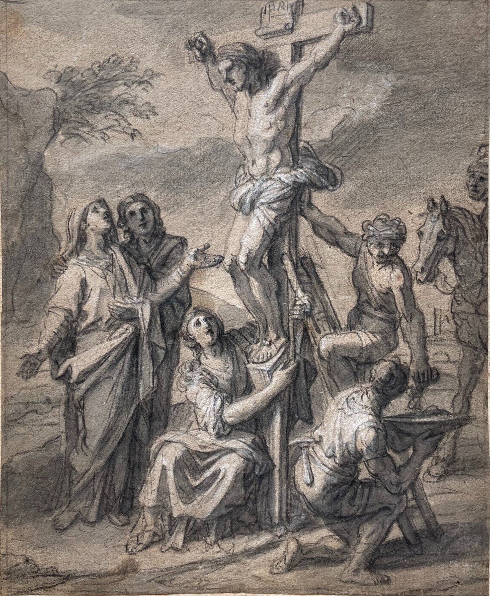 François Verdier (1651-1730), Fourteen Drawings, The Passion Of Christ.-photo-1