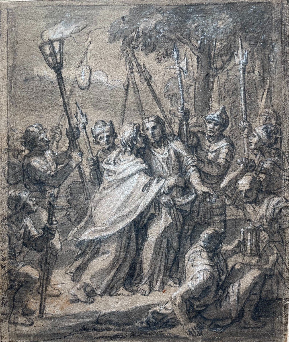 François Verdier (1651-1730), Fourteen Drawings, The Passion Of Christ.-photo-3