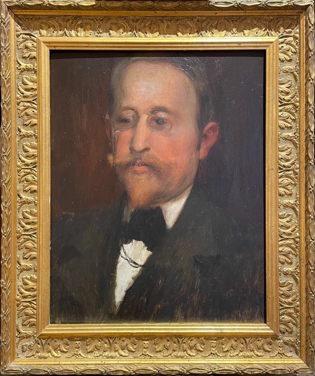 Jules Adler (1865-1952), Portrait d'Homme, 1899