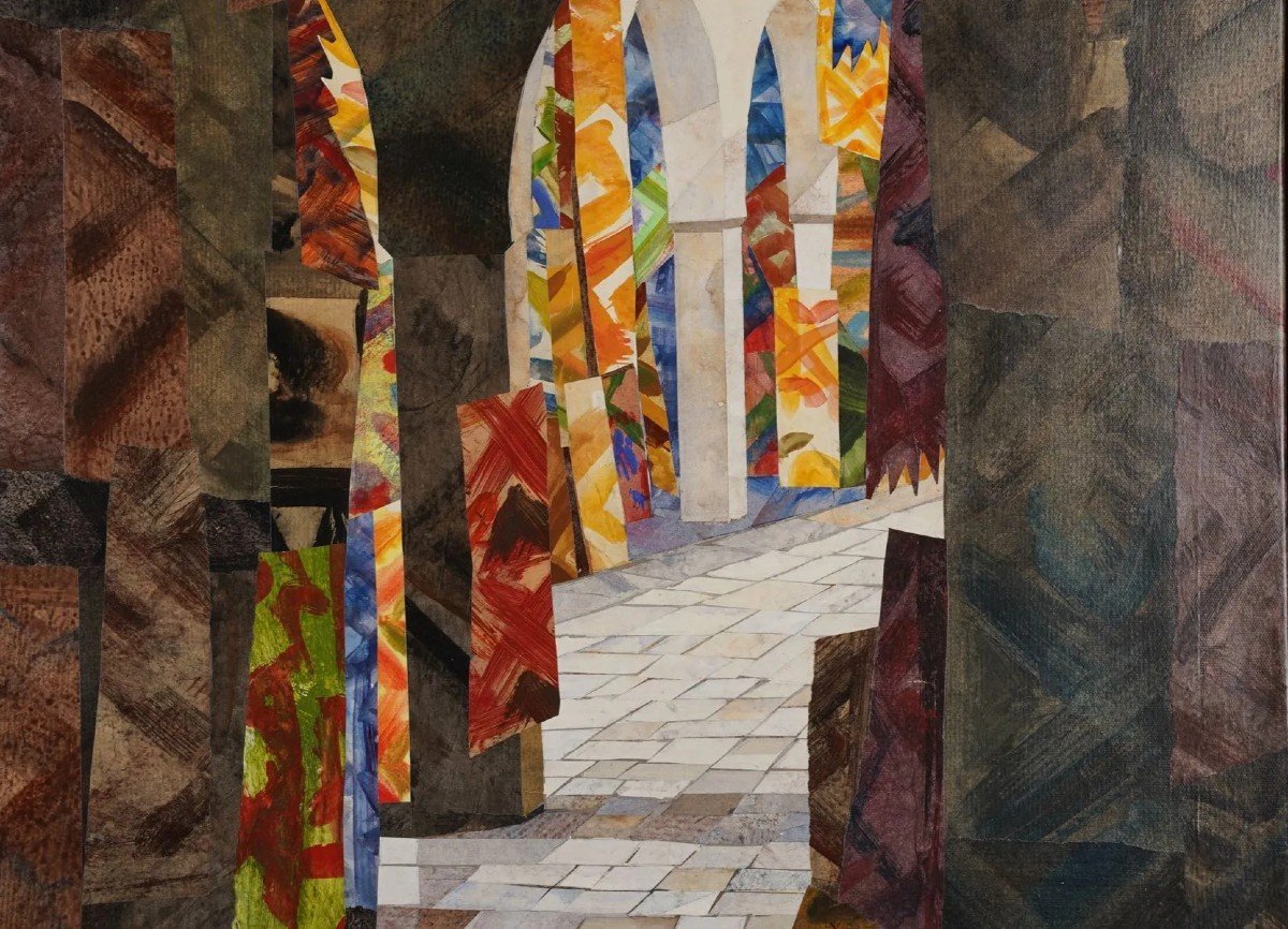 Brahim Sadouk, Marché Aux Tissus Colorés 2011.-photo-3