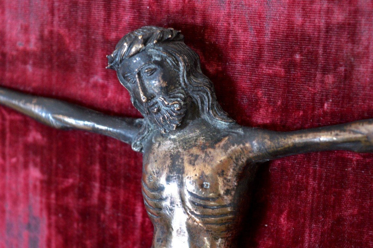 Christ En Bronze, XVème.-photo-4