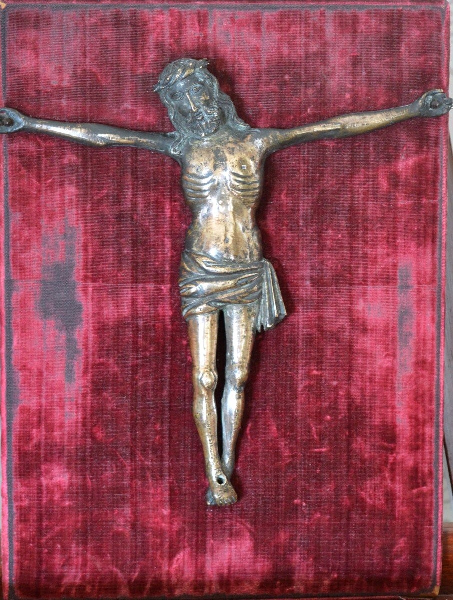 Christ En Bronze, XVème.