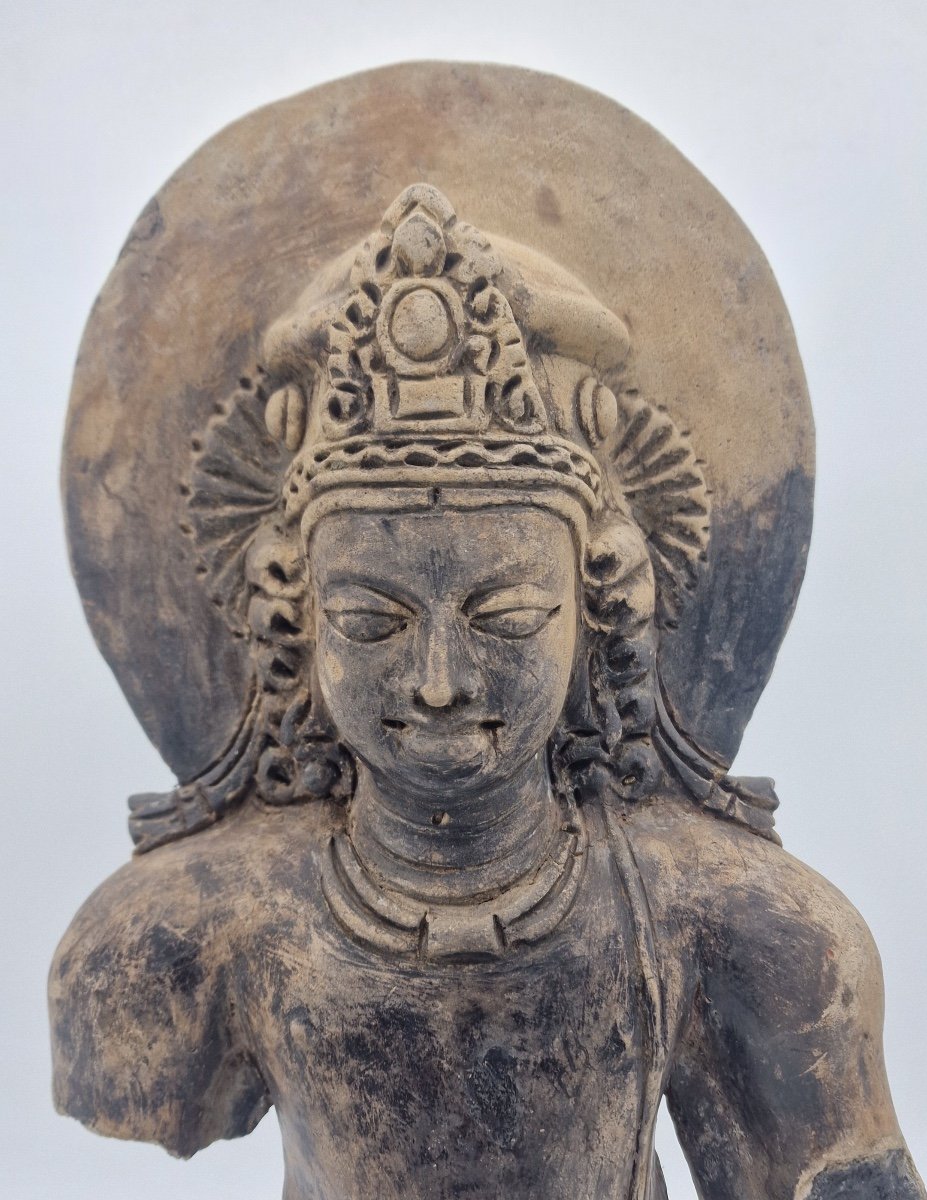 Inde - Buste Vishnu - Gupta - V Au VI Eme Siècle - Thermoluminescence.s-photo-2