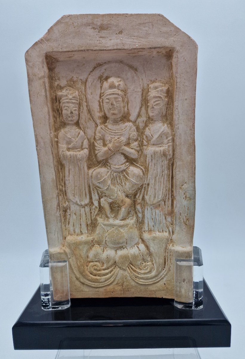 China - Buddhist Stele - Sui Dynasty - Tl