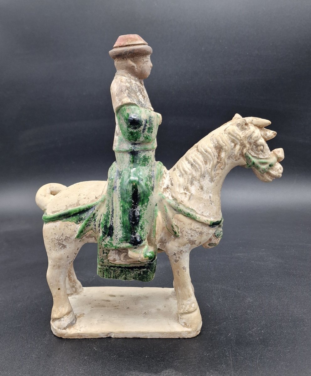 China - Horseman And His Groom - Ming Dynasty - 13th Century.-photo-3