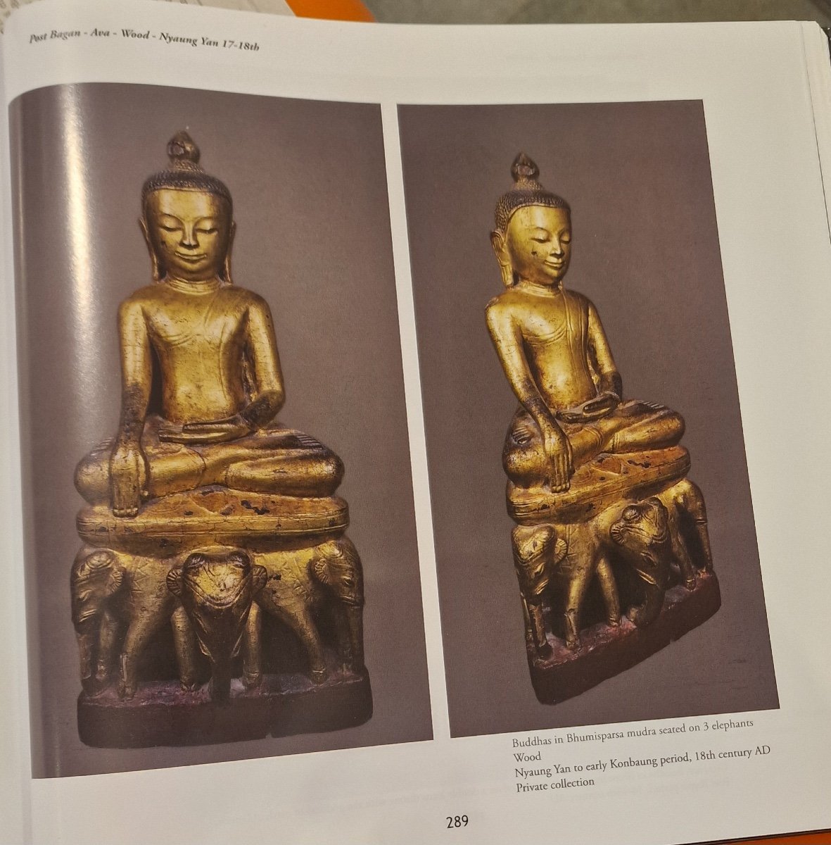Burma / Myanmar - Wooden Buddha And Elephants - Ava - Nyaung Yan - 17th.-photo-8