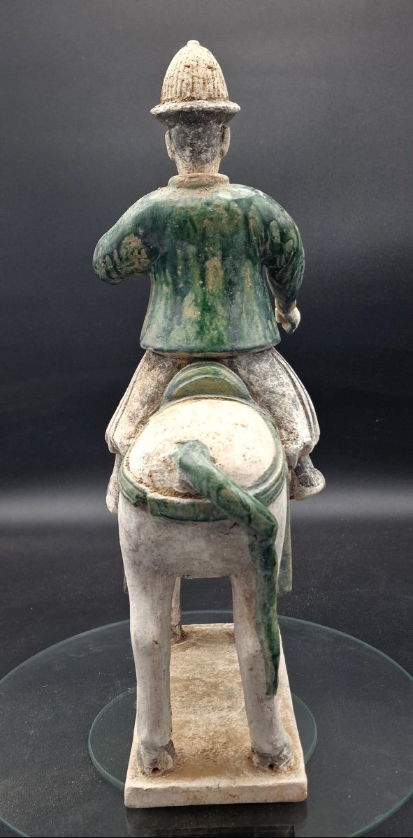 China - Large Detachable Headed Horseman - Ming Dynasty-photo-3