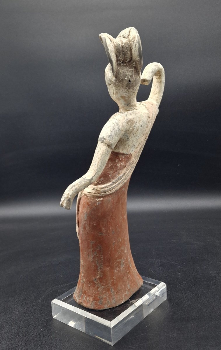 China - Pair Of Dancing Girls - Tang Dynasty - Tl.-photo-2