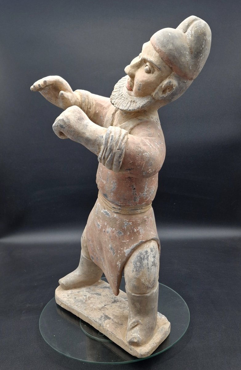 China - Exceptional And Grand Persian Groom - Tang Dynasty - Tel.-photo-3