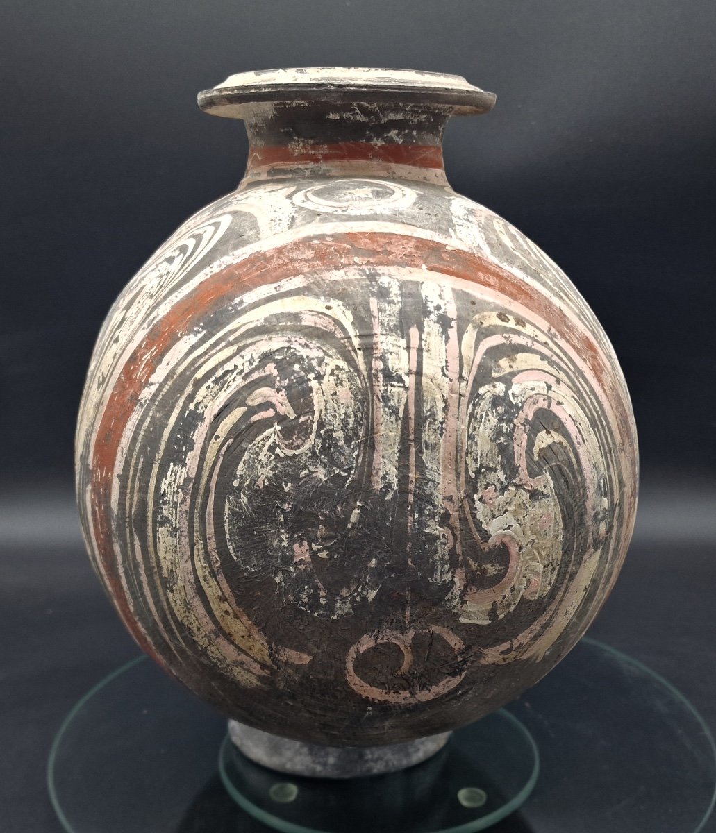 Chine - Vase Cocon - Dynastie Han - Tl-photo-1