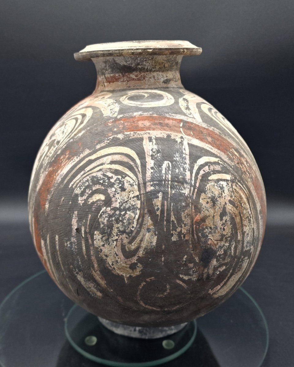 Chine - Vase Cocon - Dynastie Han - Tl-photo-3