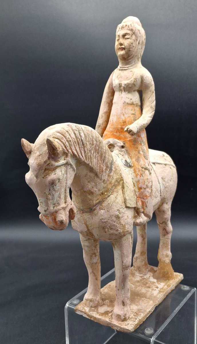 China - Horsewoman - Early Tang Dynasty - Tl