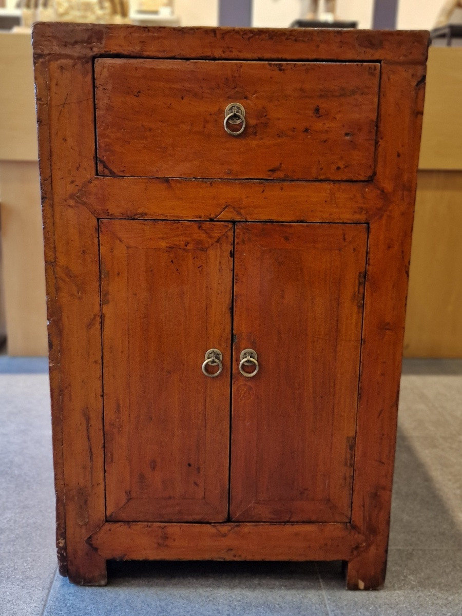 China - Prayer Altar With 4 Doors And 2 Drawers - Qinghai - Early 20th Century-photo-4