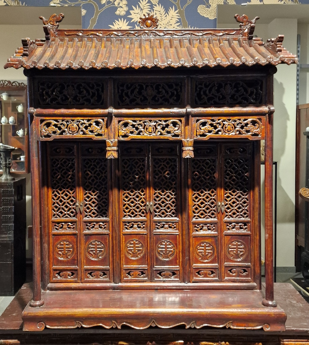 China - Temple Or Spirit House - Qing Dynasty - Circa 1900