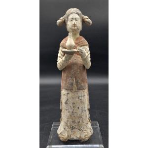 China - Court Maid With Bottle - Tang Dynasty