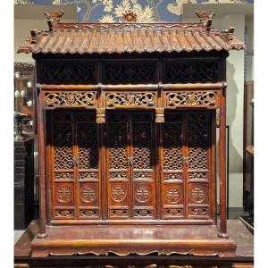 China - Temple Or Spirit House - Qing Dynasty - Circa 1900