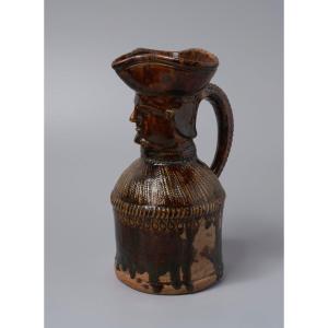 Pitcher Representing A Male Character, La Borne