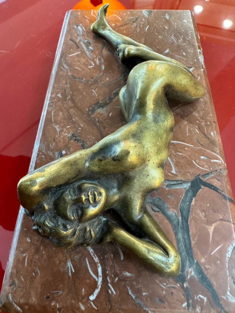 Femme nue allongée Bronze d’après Alfredo Neri-photo-3